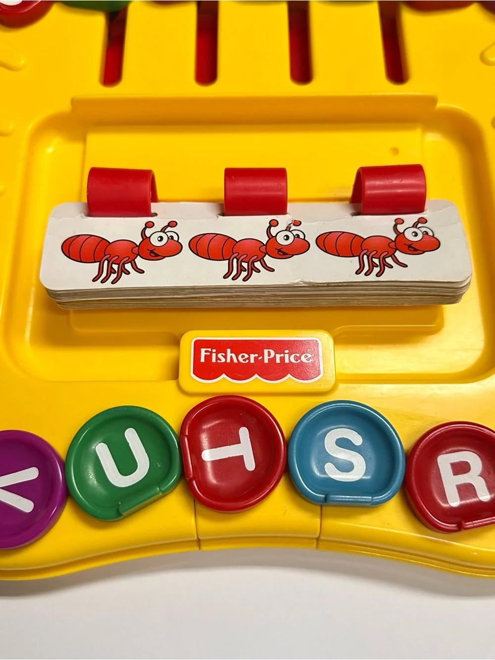 VTG 1997 Fisher Price Alpha-Go-Round Alphabet Spelling Game Learning Toy #72489